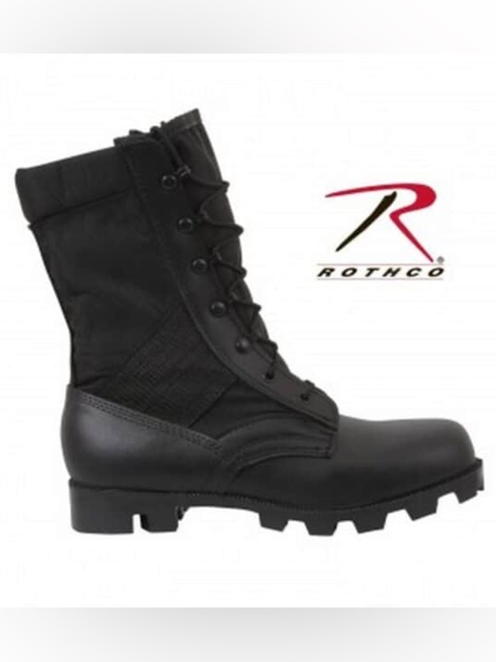 Rothco Men's Black Tactical Lace-Up Combat Boots size:15R